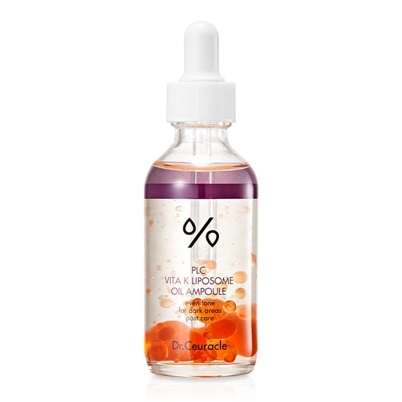 leegeehaam Dr.Ceuracle by leegeehaam PLC Vita K Liposome Oil Ampoule (50 ml / 1.69 fl. oz.) - Korean Vitamin K Facial Glowing Serum for Uneven Skin Tone & Dull Skin
