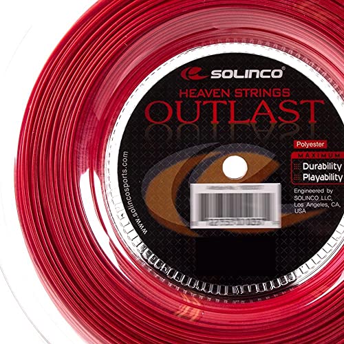 Solinco Outlast Co-Polyester Tennis String Reel 656 ft / 200 m – Maximum Durability, Control & All-Court Playability – TruTension Technology, High-Performance Polyester 16L - Image 2