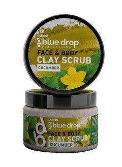 Face and Body Scrub With Cucumber Blue Drop 480 ml