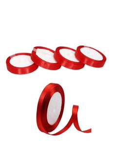 Forty Wings Forty Wings Satin Ribbon Set 20 Rolls of 14 Red Satin Ribbon Each 10M for Christmas Tree Garlands Wreaths Gift Wrapping Crafts 