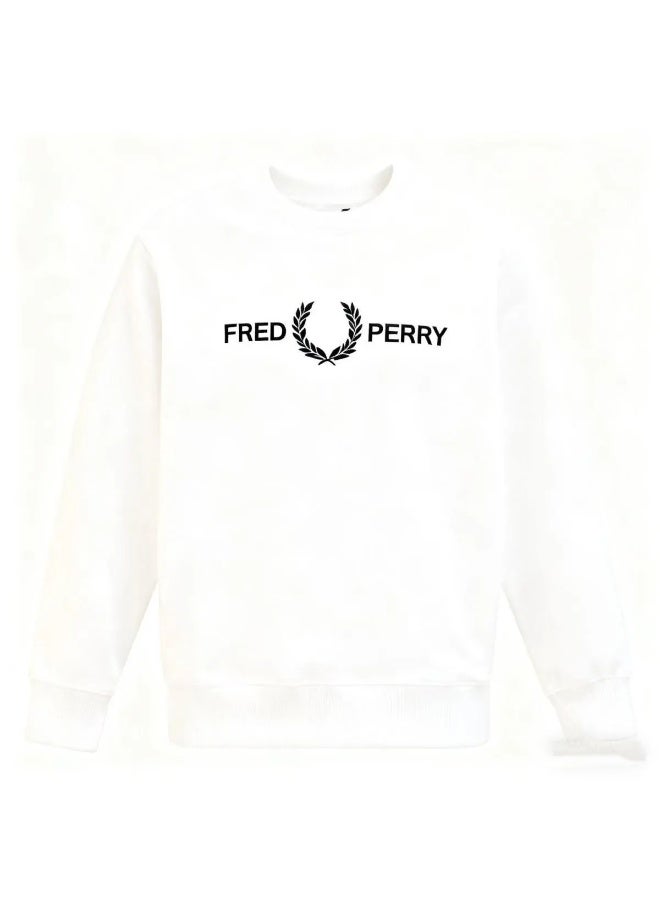 FRED PERRY long-sleeved white