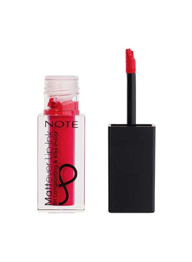 Note Mattiever Lipink 8H Long Lasting - 12 Fashion Week Pink - Image 1