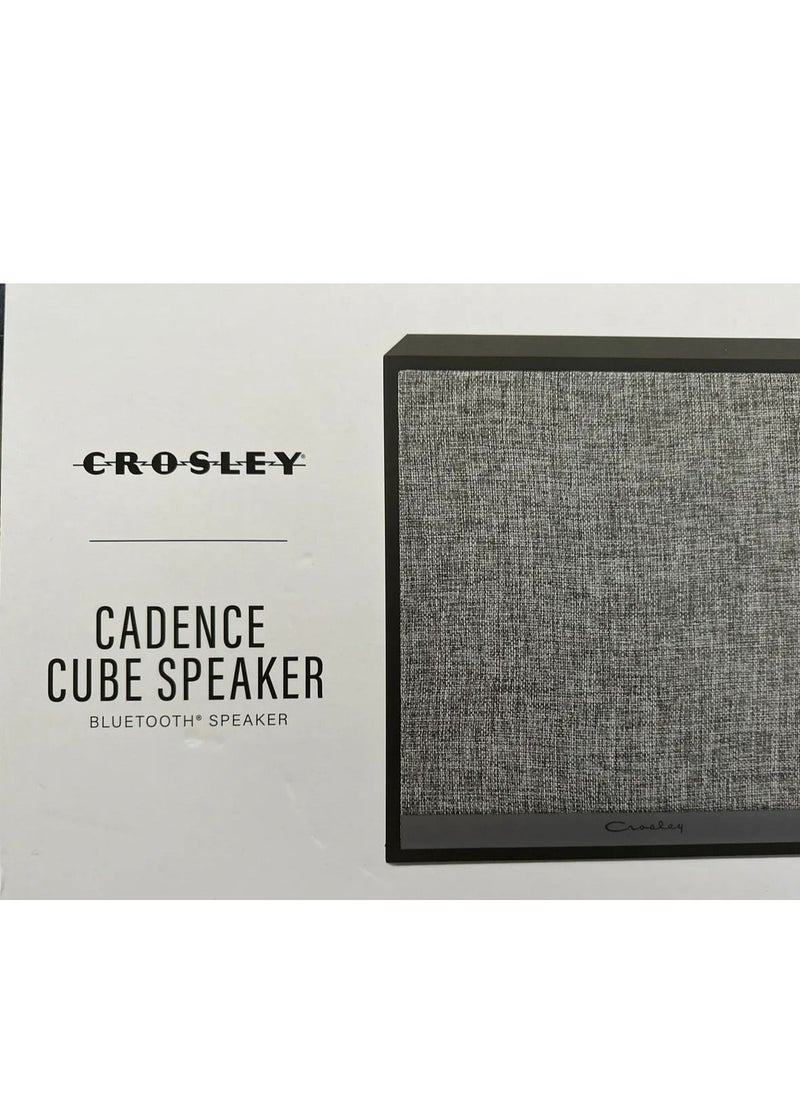 Crosley - Crosley Cadence Cube BT Speaker Black - Image 1