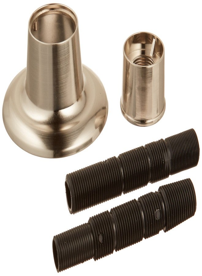 Danco 10313 Universal Adjustable Flange and Nipple, Brushed Nickel