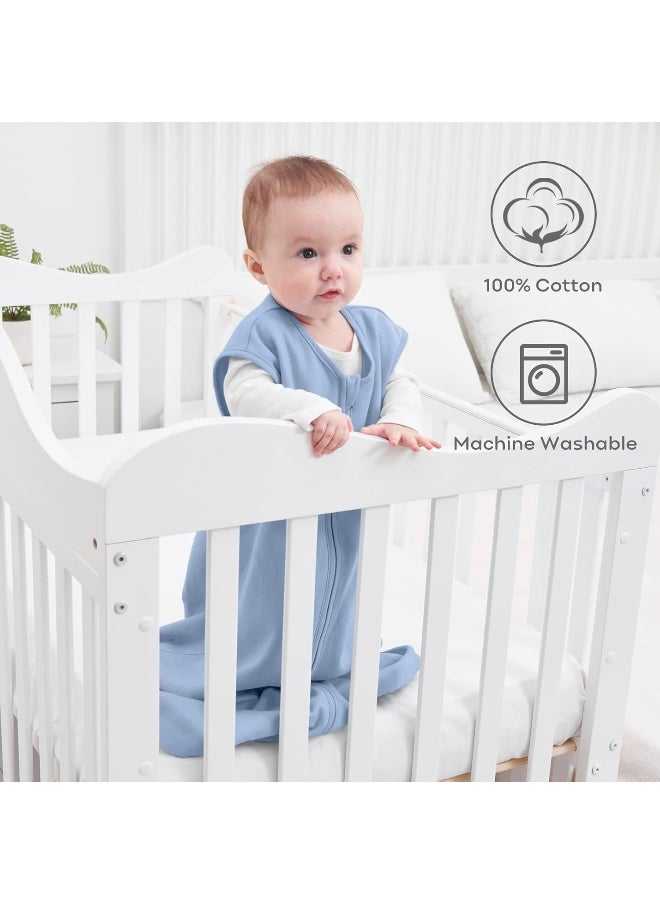 Yoofoss Baby Sleep Sack Wearable Blanket for Babies 100% Cotton 2-Way Zipper TOG 0.5 Toddler Sleeping Sack 3 Pack, Comfy Lightweight Sleep Sacks - pzsku/Z69BC16A5586271D3016DZ/45/_/1738048036/e02cf38e-327b-463b-81b9-3b6cd3fdedbf