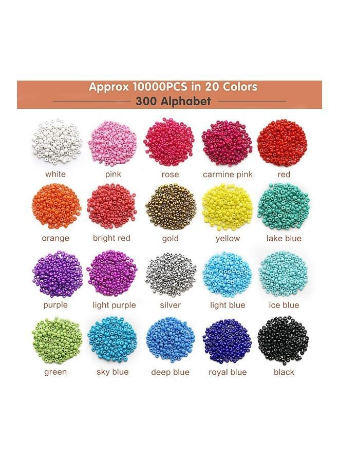 نيبمينينت طقم خرز على شكل حروف وبذور صغيرة - Image 5