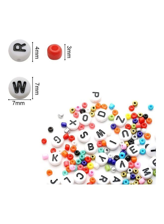 نيبمينينت طقم خرز على شكل حروف وبذور صغيرة - Image 3