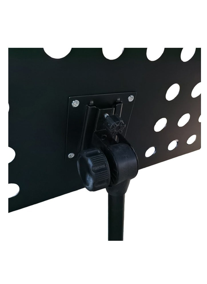 Mike Music - Sheet Music Stand Sturdy Music Stand for Sheet High Stability Height & Angle Adjustable Music Sheet Stand Double Knob Adjustment Music Stand for Violin, Guitar Players, Band - Image 1
