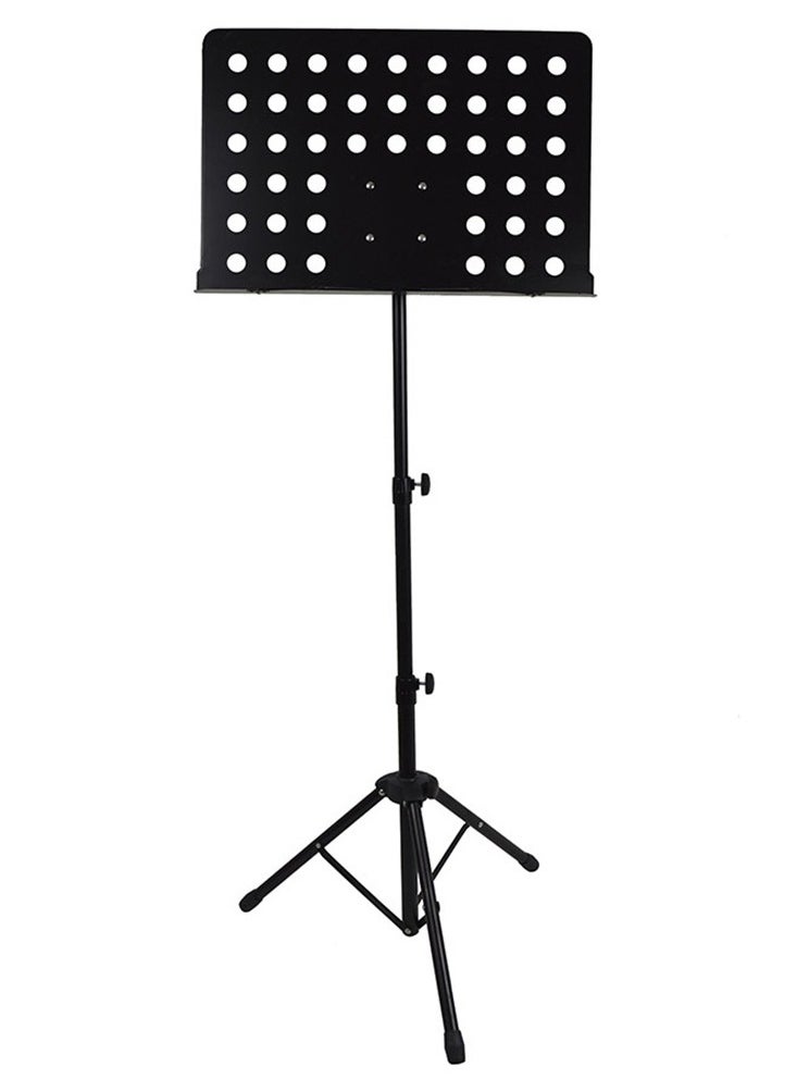 Mike Music Sheet Music Stand Sturdy Music Stand for Sheet High Stability Height & Angle Adjustable Music Sheet Stand Double Knob Adjustment Music Stand for Violin, Guitar Players, Band  - Image 4