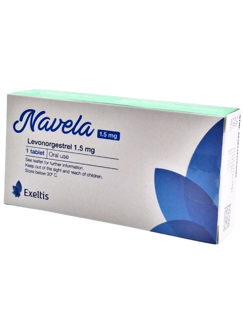 Navela 1.5mg 1 Tablet (Emergency Contraceptive Pill for Pregnancy Prevention) - Image 1
