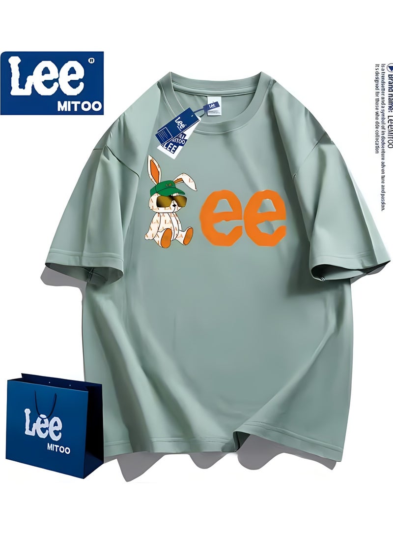 LEE New Fashionable Casual LEE Co Branded T-shirt