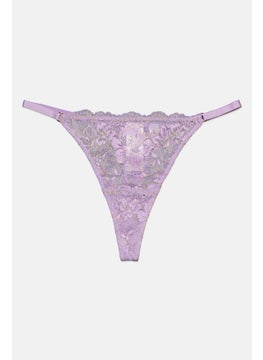 GUESS Women Swimwear Bikini Bottom, Purple  - Image 1