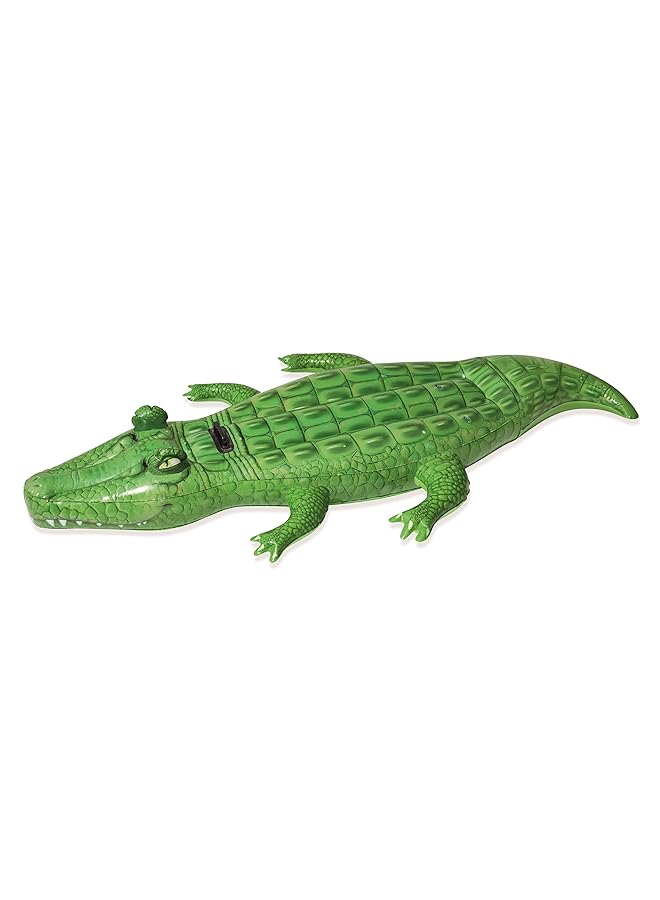 Bestway Inflatable Crocodile Pool Float Ride On Toy - Image 4