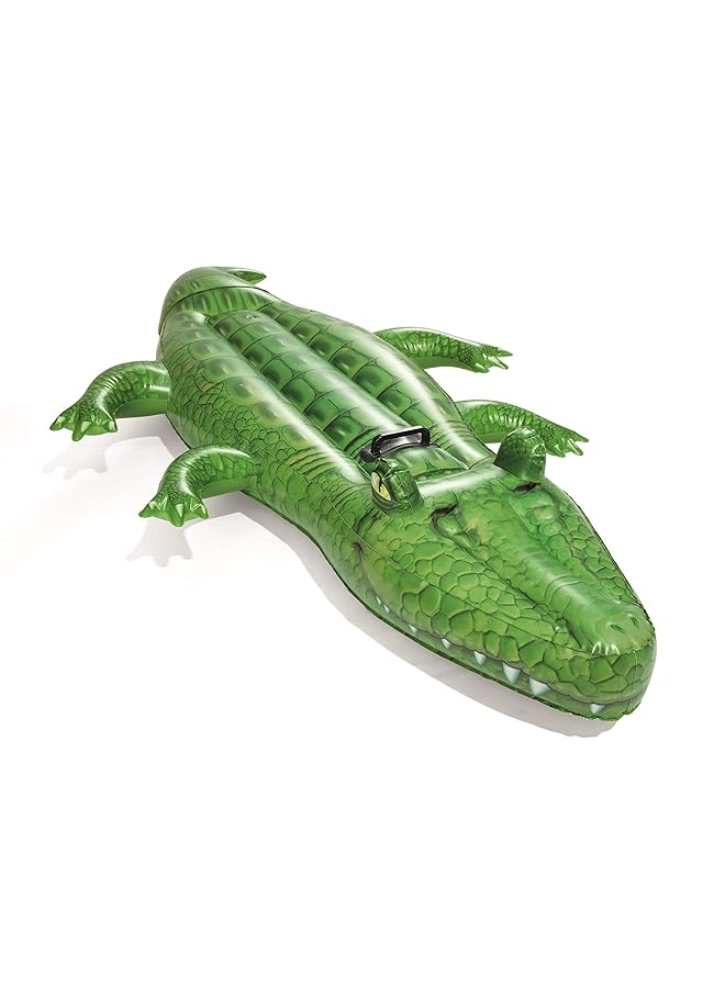 Bestway Inflatable Crocodile Pool Float Ride On Toy - Image 3