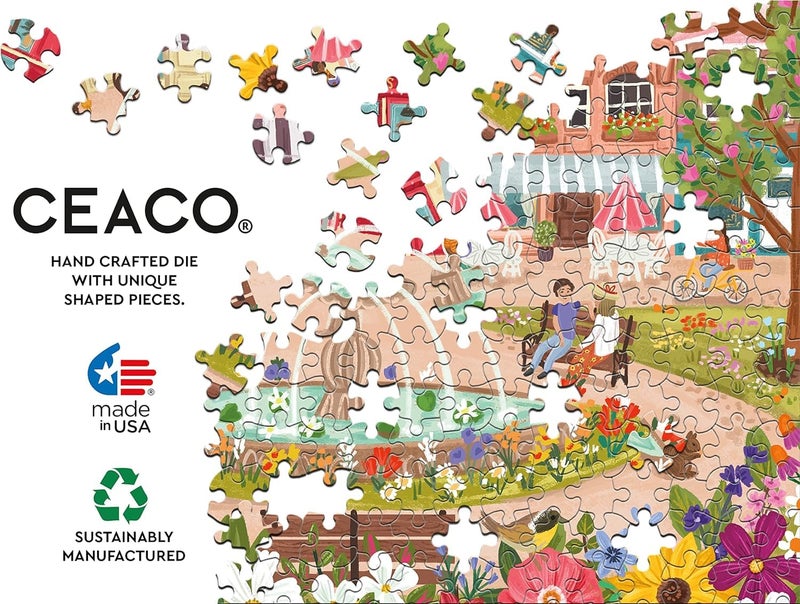 Ceaco - Olivia Gibbs - Town Park - 300 Piece Jigsaw Puzzle - Image 5