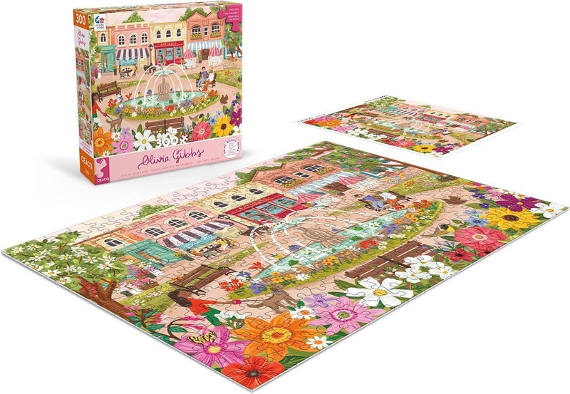 Ceaco - Olivia Gibbs - Town Park - 300 Piece Jigsaw Puzzle - Image 4