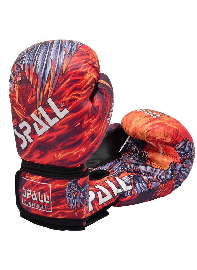 Spall - Boxing Gloves High Intensity Artificial Leather Strong And Anti Crack For Muay Thai Sparring Kickboxing Fighting Martial Arts Workout Gloves Perfect For Men And Women - Image 1