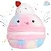 CozyWorld 12 Macaron Plush Pillow Stuffed Animals Original Plushie Cupcake Pink Ice Cream Squishy for Kids Boys Girls - Image 3