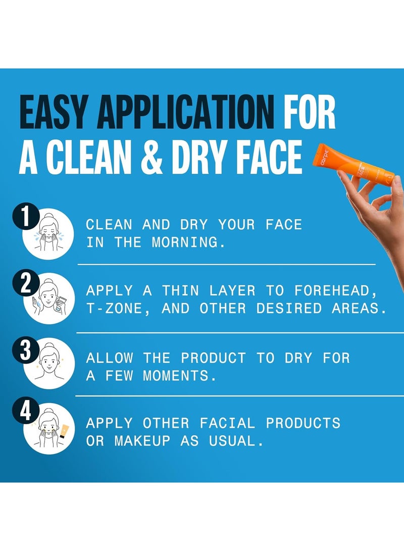 Hoygi Sweat Absorbing Face Lotion for Oily Skin Control, Mattifying Face Lotion with Moisturizing Hyaluronic Acid and Squalane, Fragrance Free - Image 4