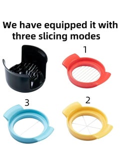 Oasisgalore 3-in-1 Egg Slicer for Hard Boiled Eggs, Fruits, and Veggies - Ideal for Salads & Sandwiches  - Image 3