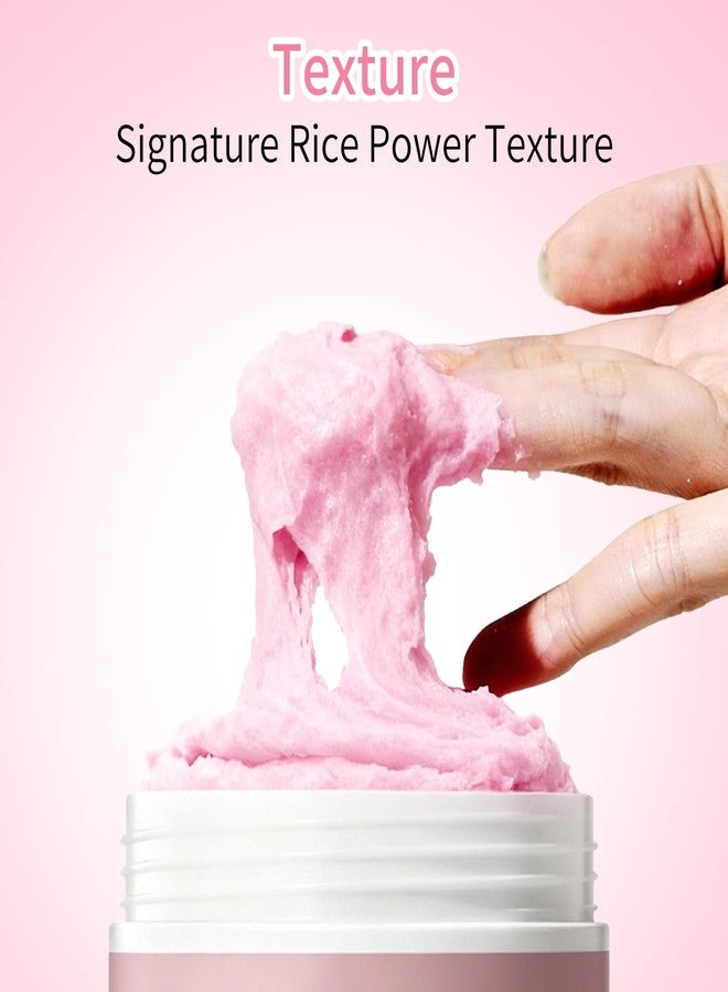 OUPEICHARM Rose Rice Mochi Face Cleanser Wash Cream,Moisturizing,Deep-Cleansing,Oil Control,Makeup Cleansing Balm for Women for All Skin Types（5.29oz） - Image 2
