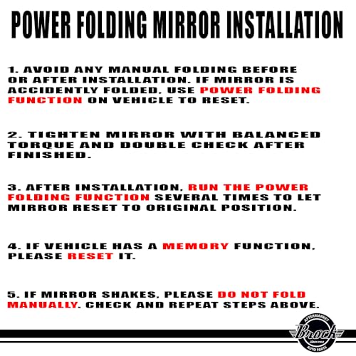 Brock Replacement Passenger Power Door Mirror Heated Chrome Cap Compatible with 2009-2013 Silverado Pickup Truck 20756974 - Image 5