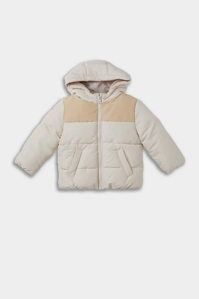 Defacto Baby Boy Hooded Waterproof Puffer Jacket