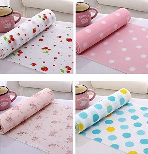 AORIN PVC MoistureProof Anti Slip PVC Waterproof Place Mat for Kitchen Cupboard Liners Refrigerator Drawer Table 30X300cm Multicolour - Image 3