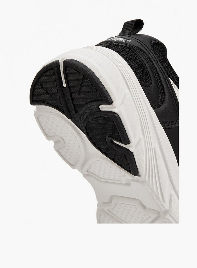 Lee Cooper Boys' Panelled Sneakers with Hook and Loop Closure - Image 4