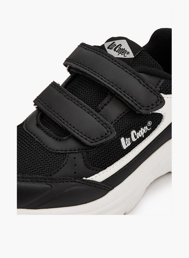 Lee Cooper Boys' Panelled Sneakers with Hook and Loop Closure - Image 5