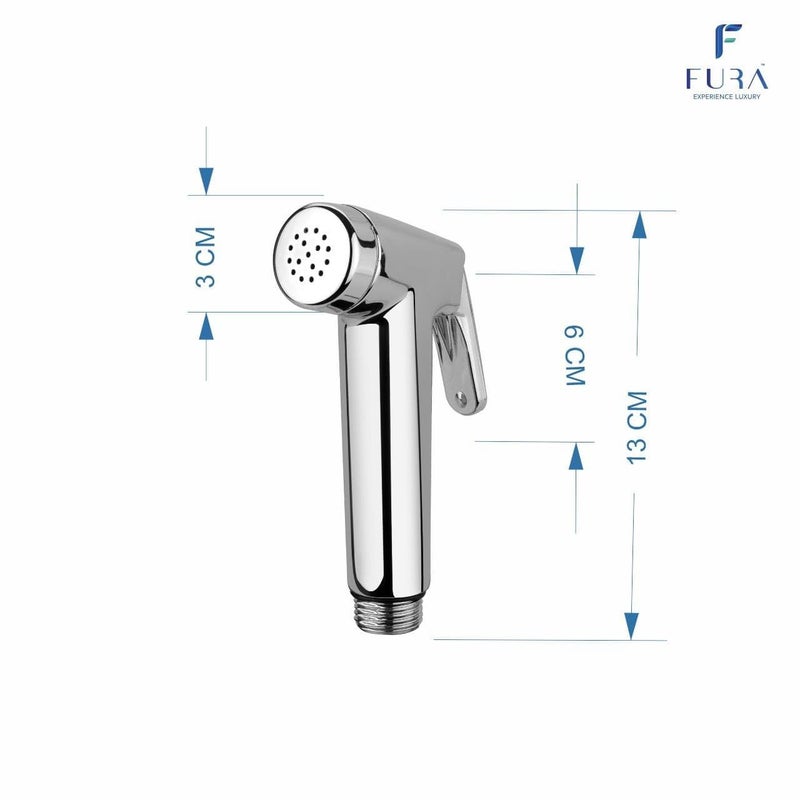 FuraOraPremium Healthfaucetwith High Pressure 1mtr SS 304 Flexible Hose Pipe with ABS HookJetspray for ToiletHand Jet Bidet Spray Performance in Low Water PressureHas 2Yrs Warranty - Image 5