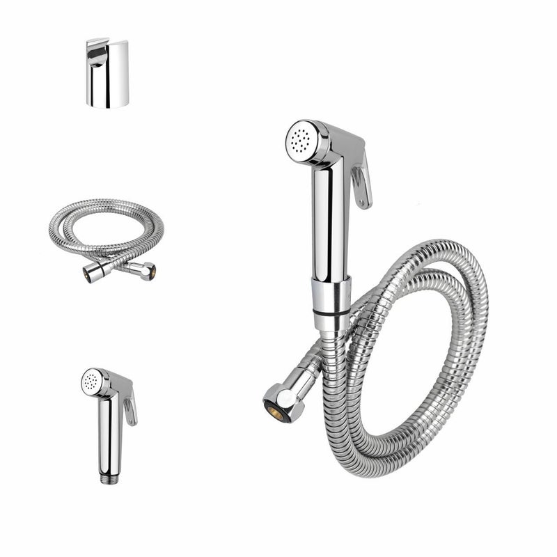FuraOraPremium Healthfaucetwith High Pressure 1mtr SS 304 Flexible Hose Pipe with ABS HookJetspray for ToiletHand Jet Bidet Spray Performance in Low Water PressureHas 2Yrs Warranty - Image 1