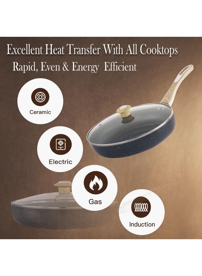 COOKWELL Non Stick Frying Pan (German Microcrystal Technology) (26 CM, Steel Gray) - Image 5