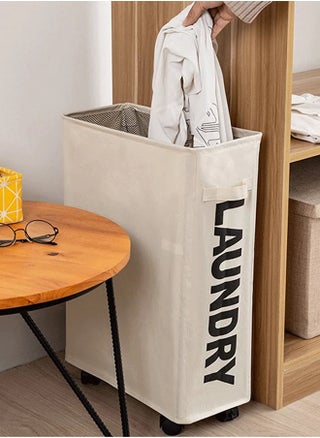 44L Dirty Laundry Basket With Wheels - Movable  Foldable And Space-saving - pzsku/Z69BD0B5503406883F08BZ/45/_/1733727831/b712c269-3ed4-4f1b-99a7-841094642359