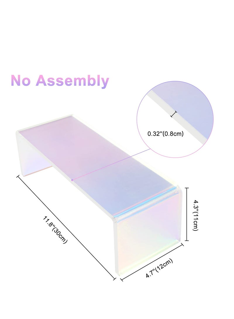 Excefore Nail Arm Rest Cushion Transparency Thickened Acrylic Nail Arm Rest Manicure Hand Rest Pillow Cushion Nail Tool Suitable for Nail Techs Home & Salon Use  - Image 2