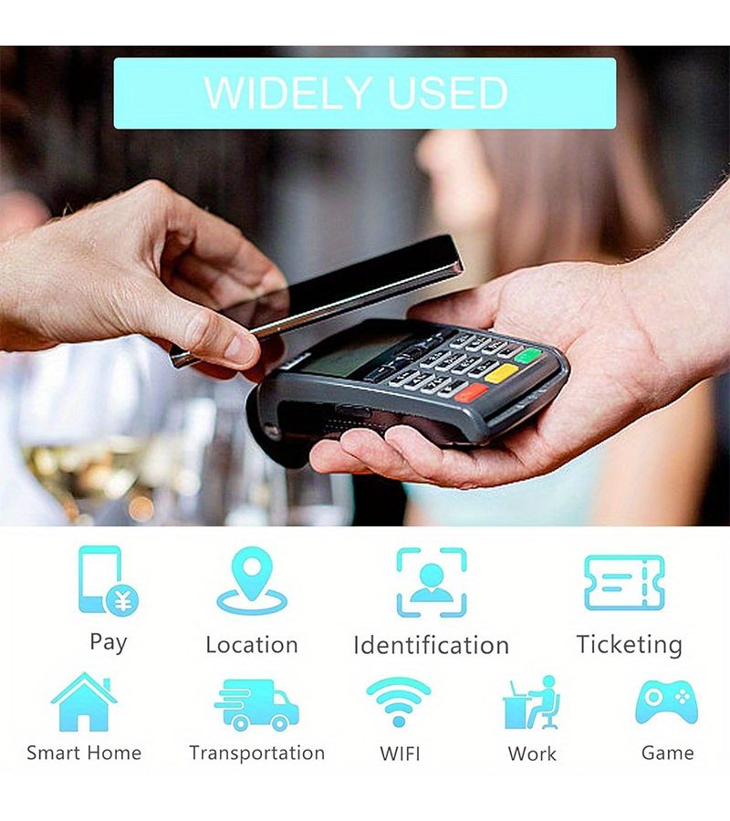 ملصقات NFC Ntag215 قابلة لإعادة الكتابة 25 قطعة سعة ذاكرة 504 بايت لجميع الهواتف NFC - Image 3