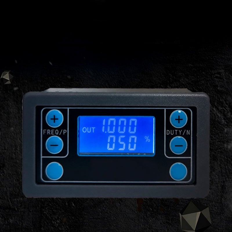 مولد إشارات PWM LCD ثنائي الوضع - مولد موجات مربعة قابل لتعديل تردد النبض PWM ونسبة الدورة، 0 هرتز-150 كيلو هرتز - Image 5