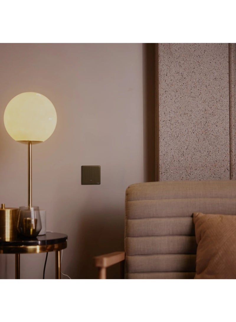 Schneider Electric Unica X 20A Switch in Antique Brass - Image 4