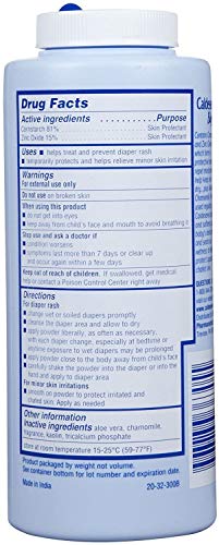 Caldesene Cornstarch Baby Powder with Zinc Oxide, Talc-Free Baby Powder, 5 Oz (2 Pack) - Image 3