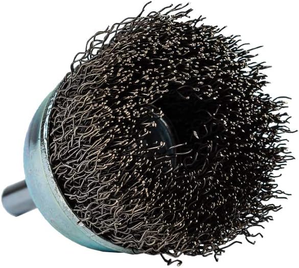 Forney 60004 Cup Brush Coarse Crimped Wire with 14Inch Shank 112Inch - Image 4
