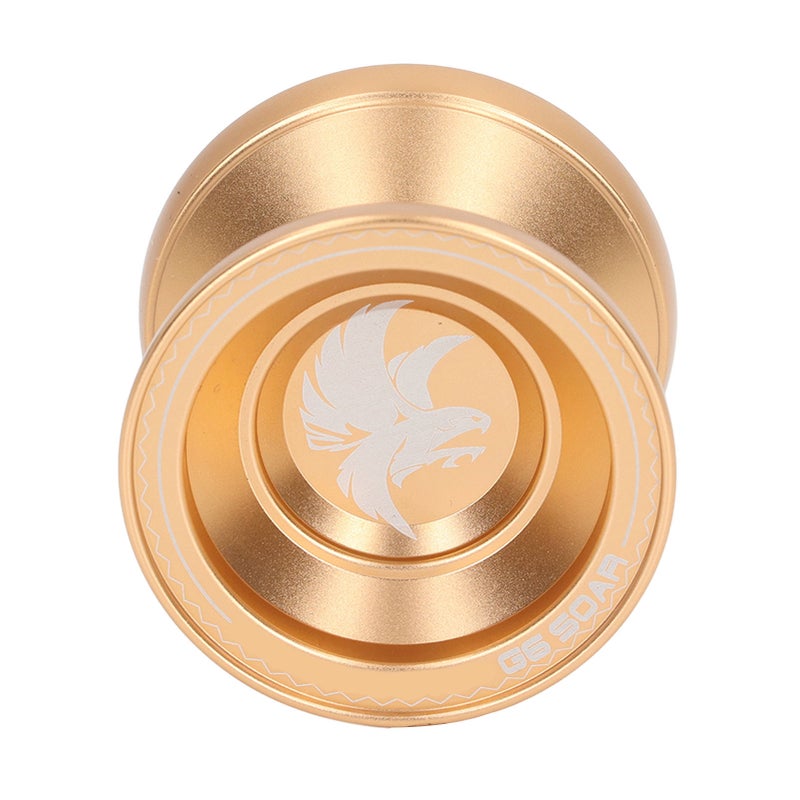 Aluminum Alloy YoYo Ball Professional Unresponsive YoYo Golden YoYo with 3pcs Replacement String - Image 3