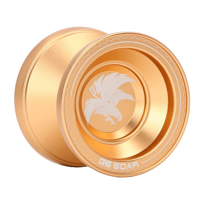 Aluminum Alloy YoYo Ball Professional Unresponsive YoYo Golden YoYo with 3pcs Replacement String - Image 5