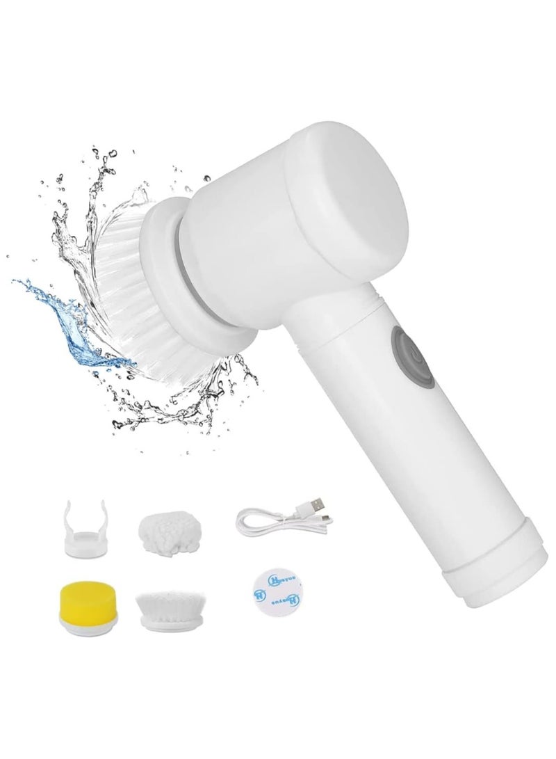 BLOOMING TIME Electric Spin Scrubber, Household Cleaning Tool, Portable Spin Scrubber - Image 2