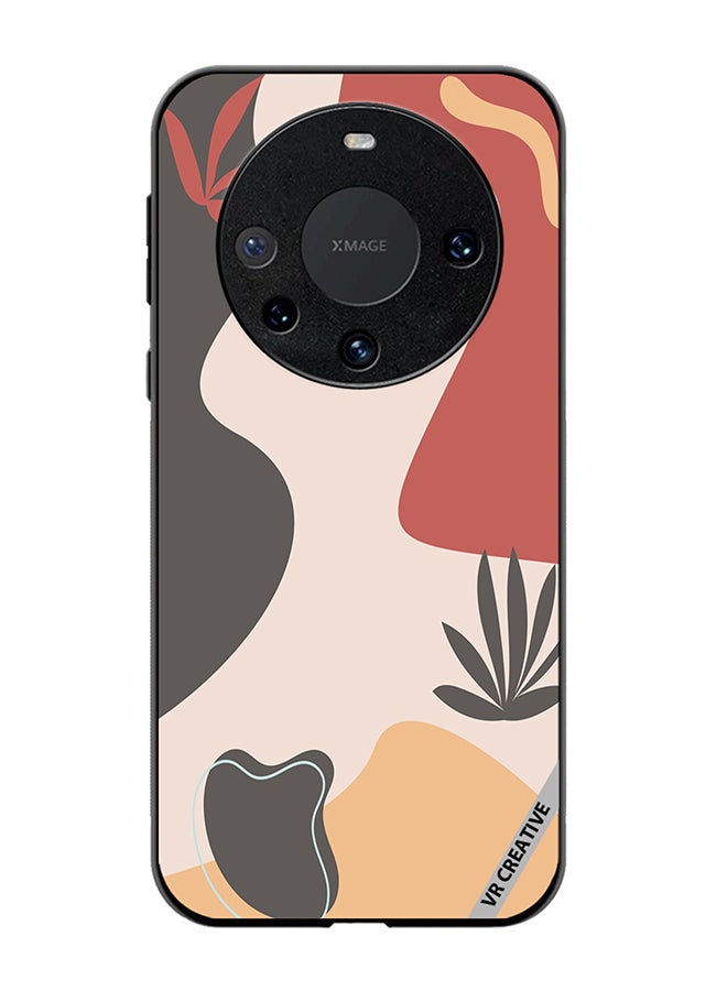 VR CREATIVE Protective Case Cover For Huawei Mate 60 Printable Template With Abstract Geometric Shapes, Nature Aesthetic Texture, Design Multicolour - Image 1