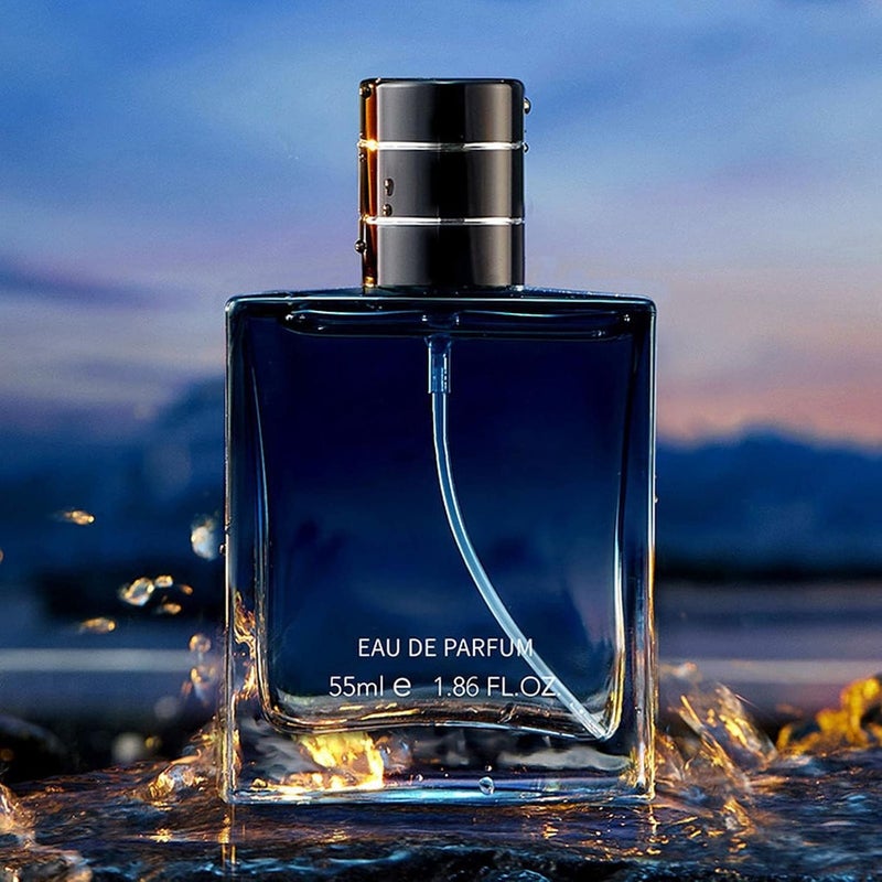 klarako Fresh Male Fragrance, Men Eau De Toilette Spray - Perfume For Women Men Long Lasting Pheromone Fragrance Perfume Fresh Roll-on Eau de Toilette 55ml - Image 4