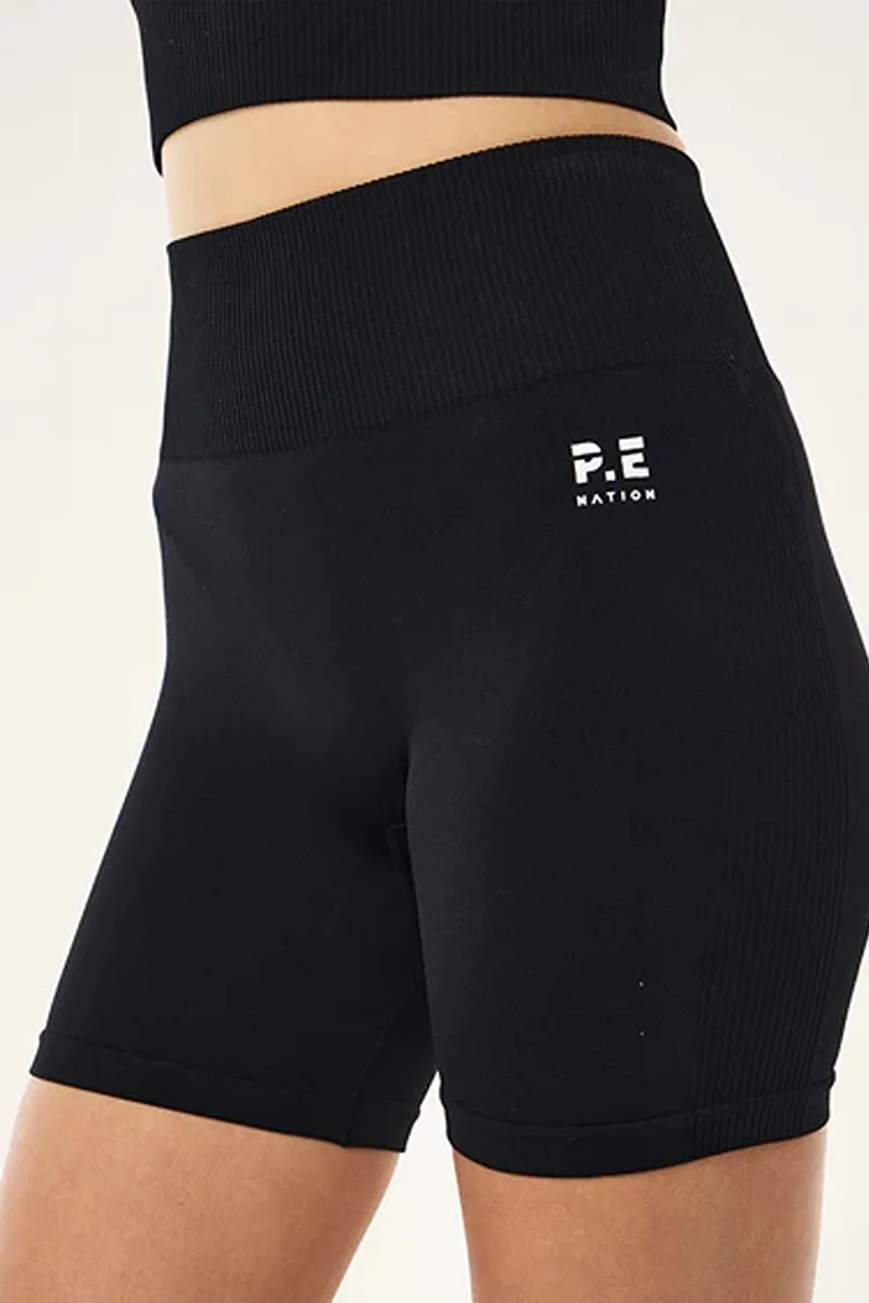 P.E Nation Seamless High-Waist Performance Bike Shorts