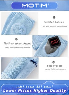 Motim 5 Pairs Baby Crawling Anti-Slip Knee Adjustable Soft Baby Knee Pads Safety Protector Crawling Protective Knee Unisex Baby Toddlers Kneepads  - Image 4