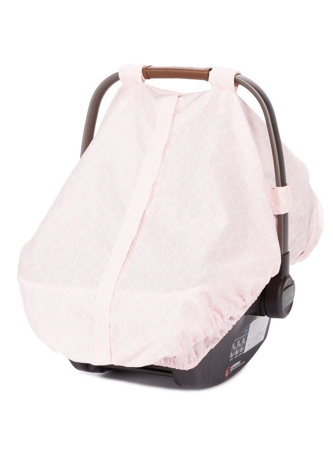 Diono Infant Car Seat Cover, Universal Weather Protection Canopy for Baby, Adjustable and Breathable with Insect Net, Pink - Image 1