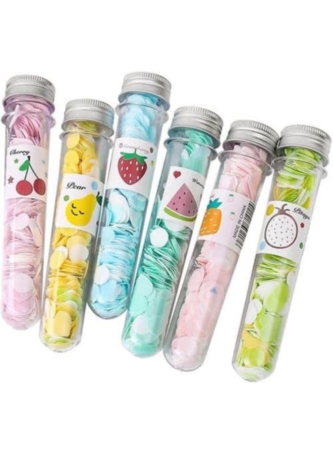 Paper Soap Confetti Sheets | Disposable Scented Soap Flakes for Hand Washing – Instant Foaming Travel Hygiene Solution, Portable Mini Soap Paper for Camping, School, Office and Outdoor Use (6 Pack) - Image 1