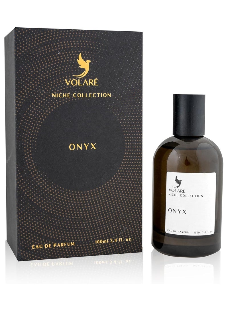 VOLARE Onyx Eau De Parfum For Men ( Inspired by Memo Paris Irish Leather ) - 100ml  - Image 1
